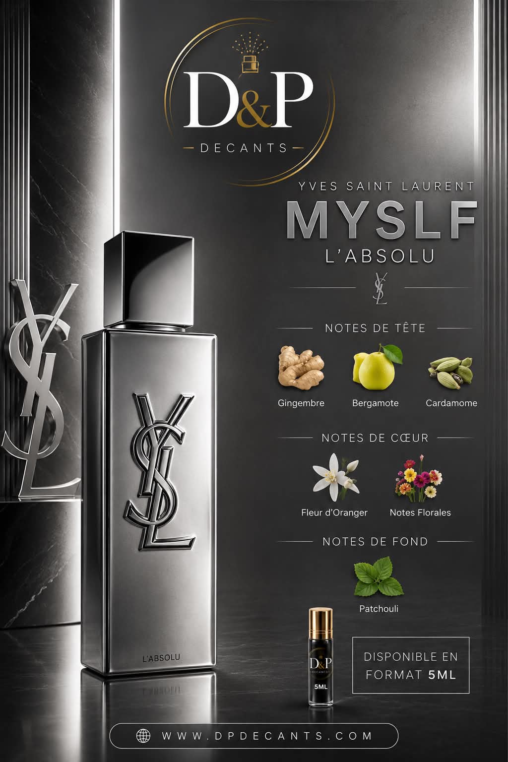Yves Saint Laurent - MYSLF l'Absolu - 5ml