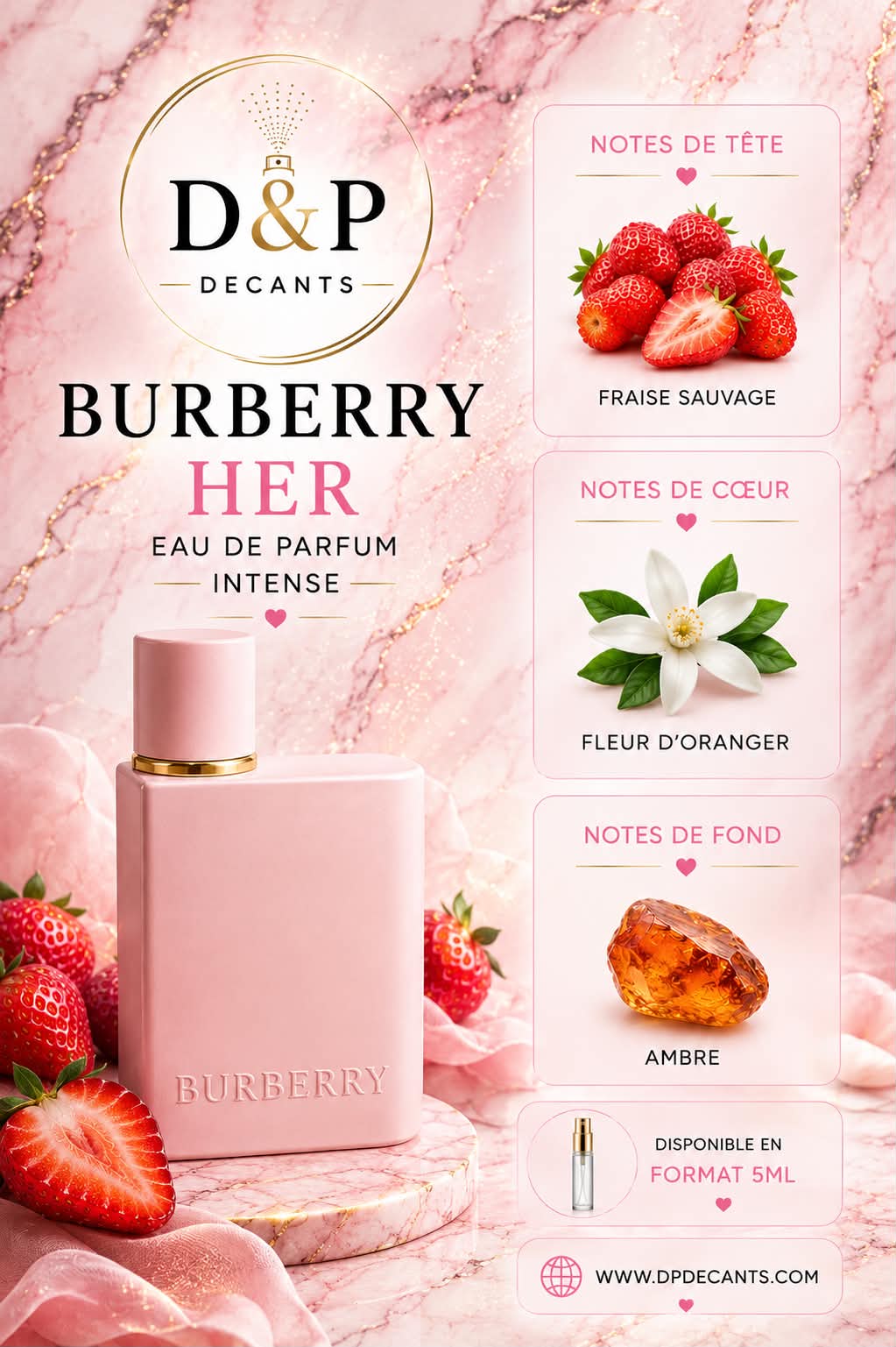 Burberry - Her EDP intense - 5ml