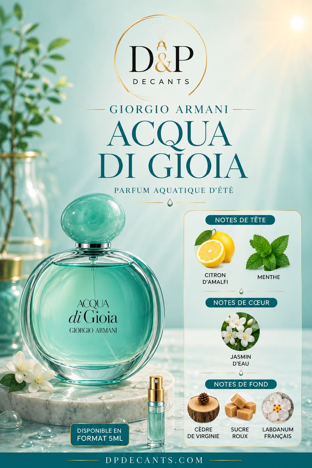 Giorgio Armani - Aqua Di Gioia EDP