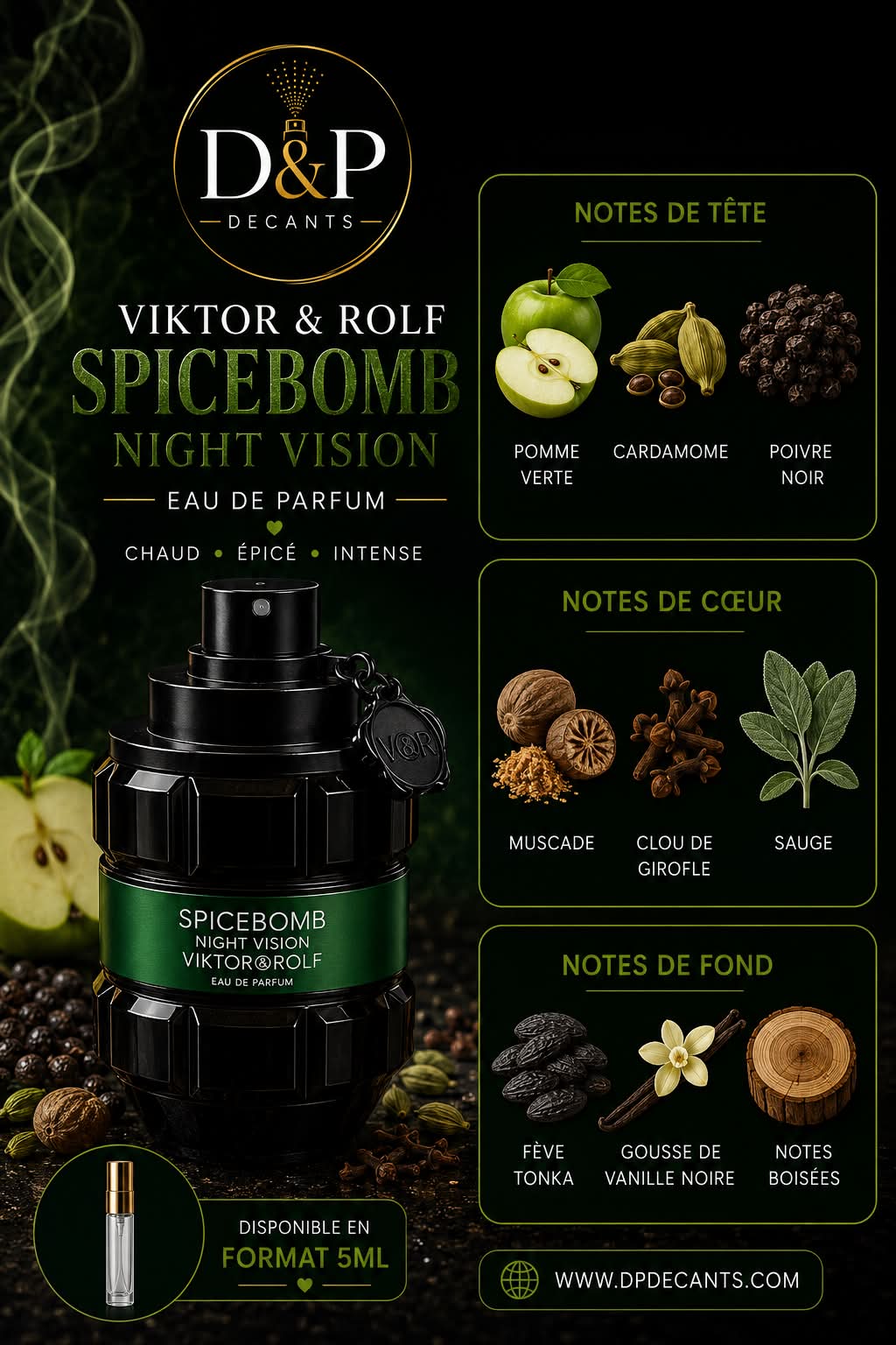 Viktor & Rolf - SpiceBomb Night Vision EDP - 5ml