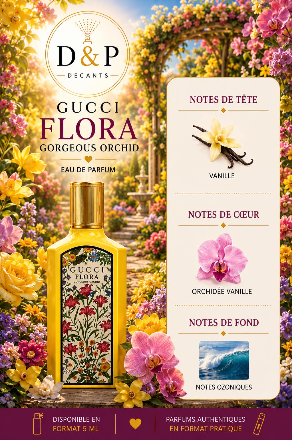 Gucci - Flora Gorgeous Orchid EDP - 5ml