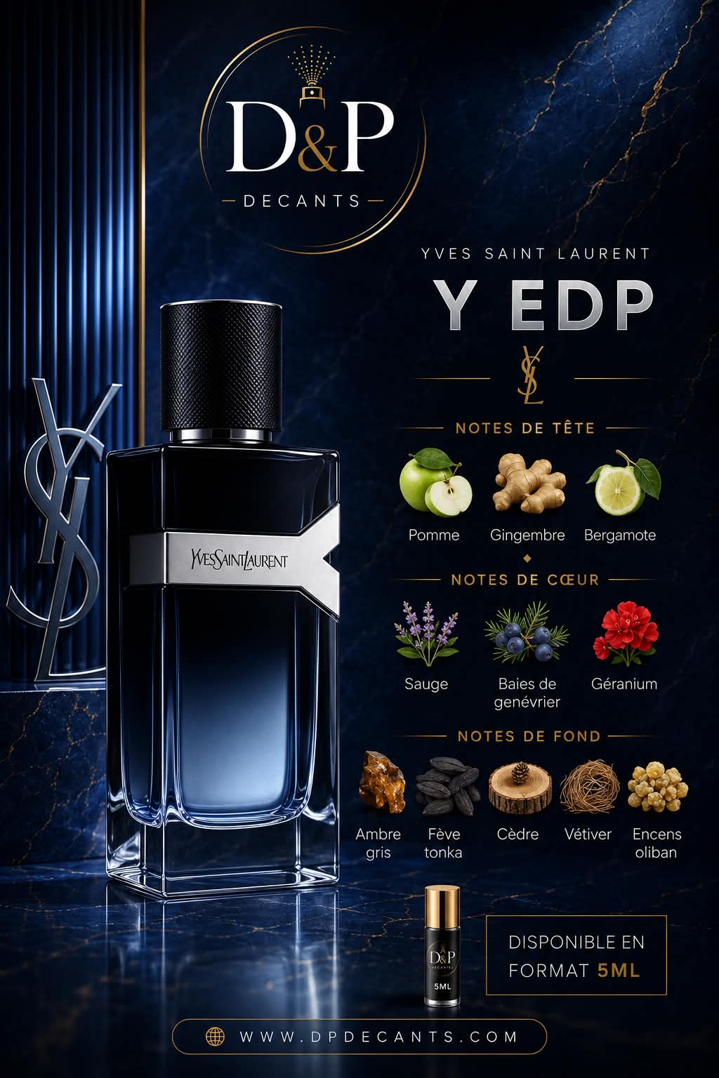 Yves Saint Laurent - Y EDP - 5ml