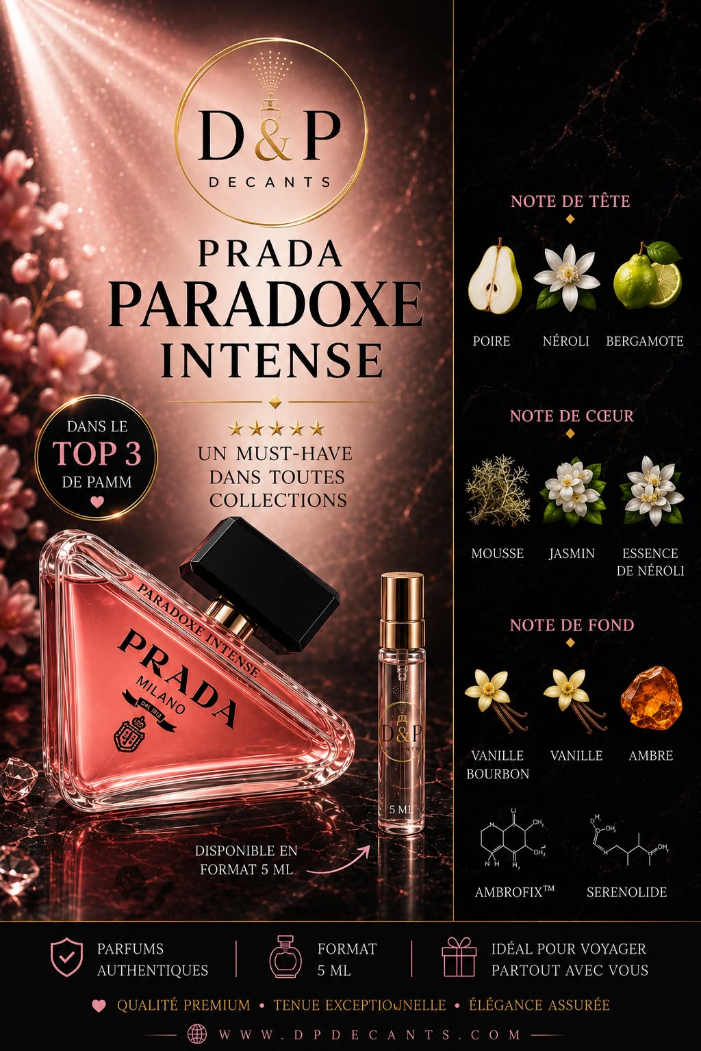 Prada - Paradoxe EDP intense - 5ml