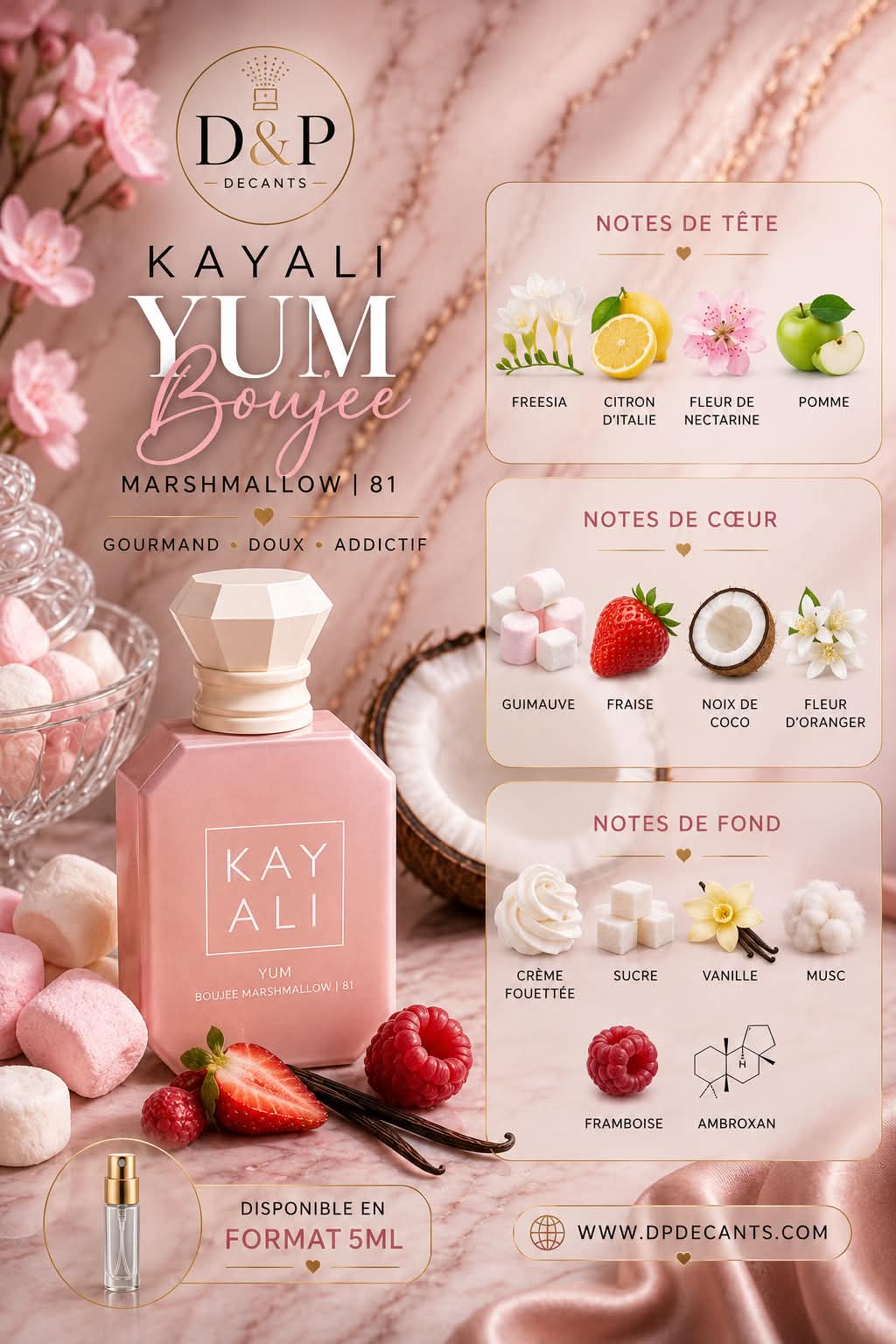 Kayali - Yum Boujee Marshmallow EDP - 5 ml
