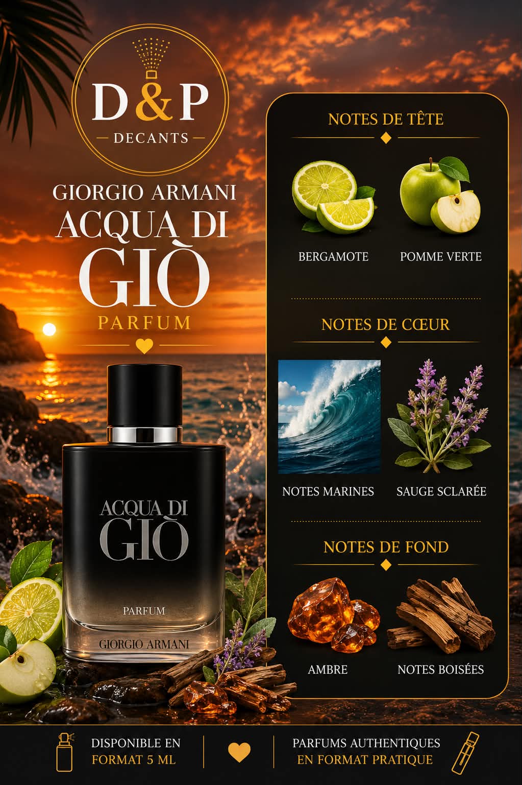 Giorgio Armani - Aqua Di Gio Parfum - 5ml